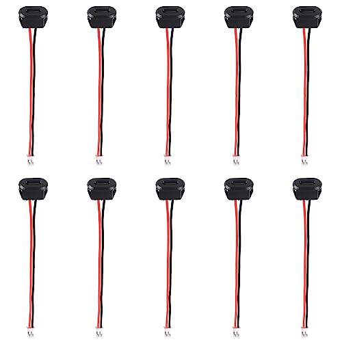 AITRIP 10 Stück Typ-C-Buchse, wasserdicht, 2P-Lötdraht, USB-C-Pigtail-Kabel, Verlängerungskabel, USB-C-Stecker auf 2-poligen blanken Draht, offenes Ende von AITRIP