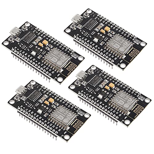 AITRIP 4pcs Electronic Wireless Module für NodeMcu v3 Lua mit CH340 Chip ESP8266 ESP-12FWiFi Internet of Things Entwicklungsboard, kompatibel mit Arduino IDE/MicroPython von AITRIP