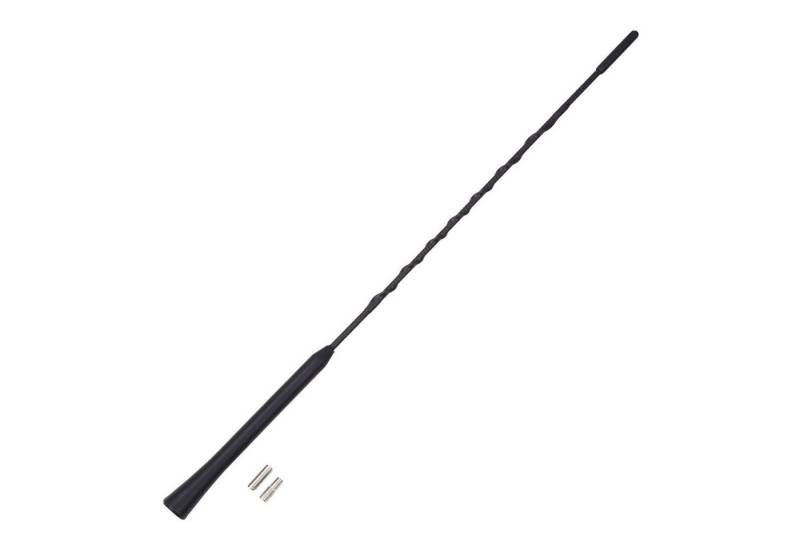 AIV Ersatz-Antennen-Stab M5/M6 40cm Schwarz Autoradio-Ersatzantennenstab (AM,FM,UKW,Radio), M5/M6-Gewinde Adapter Fiberglas Antenne AM FM UKW Auto-Radio von AIV