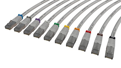 AIXONTEC® 1m CAT6a LAN-Kabel | 5er PACK Netzwerk - Patchkabel - Grau | 10 Gibabit Ethernet - Kabel | Cat 6a| S/FTP | PiMF | LSOH | | 2 X Cat6a RJ45 – Netzwerkstecker geschirmt | kompatibel zu CAT.5e / CAT5 / CAT 6 / CAT 7 / Kabel KAT | DSL Kabel / LAN Kabel/ Internet Kabel | 10/100/1000/10000Mbit/s | Geeignet für Switch, Router, Modem, Patchpannel, Access Point, X-Box,Spielkosole,Smart TV, Patchfelder, Fritzboxkabel von AIXONTEC