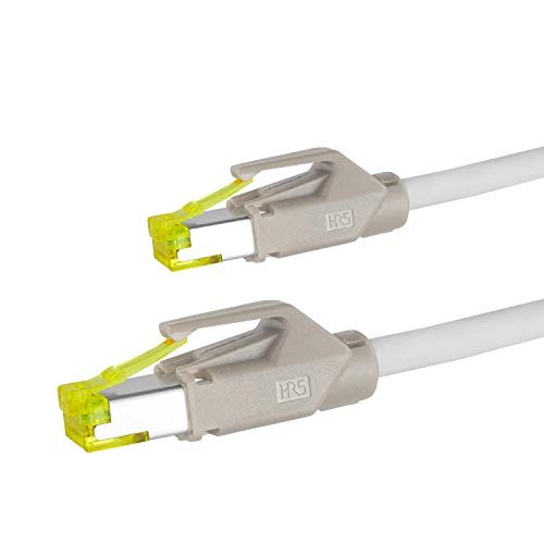 AIXONTEC 15 m CAT 7 Ethernet LAN Kabel 10 Gigabit RJ45 Profi Netzwerkkabel Grau Grau RJ 45 Hirose TM31 Netzwerkstecker Patchkabel kompatibel CAT.5e CAT.6 A CAT 7 Kat 8 Kabel Router PC Switch PS5 von AIXONTEC