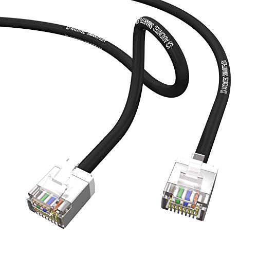 AIXONTEC 2 m Cat6 Gigabit Netzwerkkabel geschirmt schwarz dünnes lan kabel mit 4,0 mm Kabeldurchmesser RJ45 Patchkabel flexible FTP Ethernet Cable 250 MHz CAT 5e 6 7 1000 Mbit Router Switch AIXONTEC 2 m Cat6 Gigabit Netzwerkkabel geschirmt schwarz dünnes lan kabel mit 4,0 mm Kabeldurchmesser RJ45 Patchkabel flexible FTP Ethernet Cable 250 MHz CAT 5e 6 7 1000 Mbit Router Switch von AIXONTEC