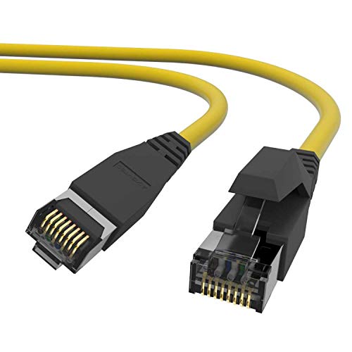 AIXONTEC 6m Cat.7 Ethernet LAN Patchkabel flexibel 10 GbE Netzwerkkabel Aussenbereich Outdoor LAN Kabel RJ45 Ethernetkabel Cat.6A 10 Gigabit PUR Außenmantel UV Beständig - Made in Germany von AIXONTEC