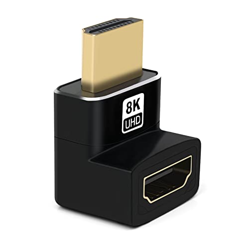 AIYEEN HDMI Koppler 8K, 90 und 270 Grad Winkel HDMI Extender Stecker auf Buchse Kupplungsstecker Extender für HDTV, PC, Monitor AIYEEN HDMI Koppler 8K, 90 und 270 Grad Winkel HDMI Extender Stecker auf Buchse Kupplungsstecker Extender für HDTV, PC, Monitor von AIYEEN