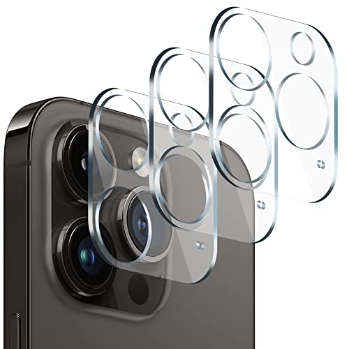 AIYEEN Kamera Objektivschutz (3 Stück) Kompatibel mit iPhone 13 Pro Max 6,7" & iPhone 13 Pro 6,1 Kamera Objektiv Abdeckung Schutz, HD Clear Anti-Scratch von AIYEEN