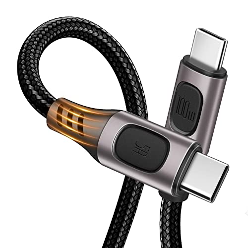 AIYEEN USB C auf USB C Ladekabel (1.5M/4.9FT), 100W PD Schnelllade USB C Kabel für Samsung Galaxy S22/S21, Note 20/10 Ultra, MacBook Air/Pro und weitere USB C Geräte von AIYEEN