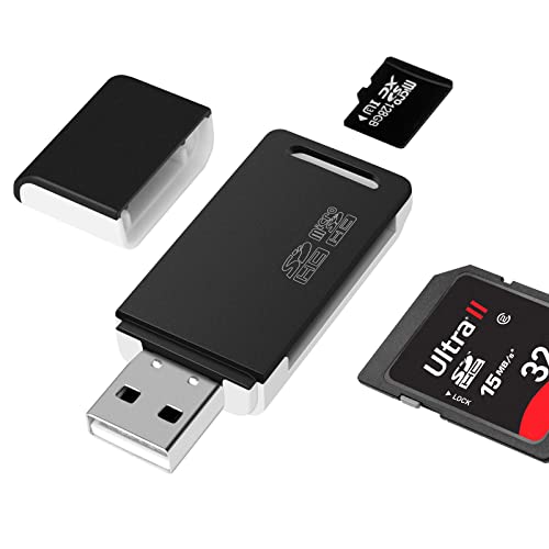 SD Kartenleser, AIYEEN USB2.0 OTG Adapter 2-in-1 Speicherkartenadapter mit Lanyard für TF, SD, SDHC, SDXC Speicherkarten von AIYEEN