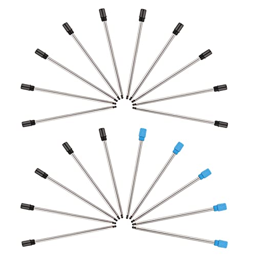 AIYIBEN 2,75" Ersatz-Kugelschreibermine, 15 schwarze und 5 blaue Tinte (20 Stück) von AIYIBEN