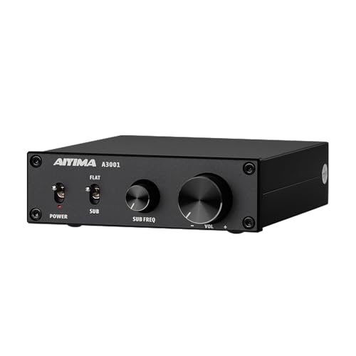 Upgrade AIYIMA A3001 TPA3255 mini Mono Verstärker 200W Subwoofer Verstärker HiFi Sub-Verstärker Class D Verstärker mit Vollfrequenz und Sub Bass DC 24V-48V von AIYIMA