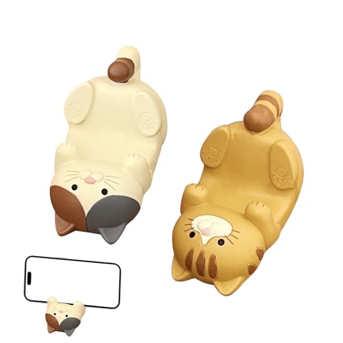 Funny Cat Handyständer für Tisch, 2 Stück Katze Handy Halterung Tisch, Cartoon-Katze Phone Holder, Smartphone Ständer, Handyhalterung Schreibtisch, Niedlicher Handyhalter Für Schlafzimmer Büro Café Funny Cat Handyständer für Tisch, 2 Stück Katze Handy Halterung Tisch, Cartoon-Katze Phone Holder, Smartphone Ständer, Handyhalterung Schreibtisch, Niedlicher Handyhalter Für Schlafzimmer Büro Café von AIZHAZHA