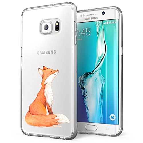 AIsoar ersatz für Samsung S7 Handyhülle Ultra Dünn Crystal Stylisch Kleiner Prinz Clear TPU Silikon mit Galaxy S7 Hülle, Anti-Fingerabdruck Kratzfest Schutzhülle für Samsung S7 (Gelber Fuchs) von AIsoar
