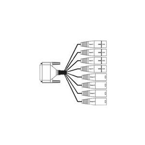AJA Breakout Cable - Audiokabel - DB-25 männlich zu DB-25, XLR3 - Daumenschrauben von AJA