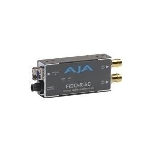 AJA FiDO-R-SC Single Channel SC Fiber to SDI with Dual SDI Outputs - Video Extender - 1310 nm von AJA