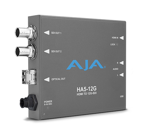 AJA HA5-12G-T Videosignal-Konverter Aktiver Videokonverter 4096 x 2160 - - (HA5-12G-T) von AJA