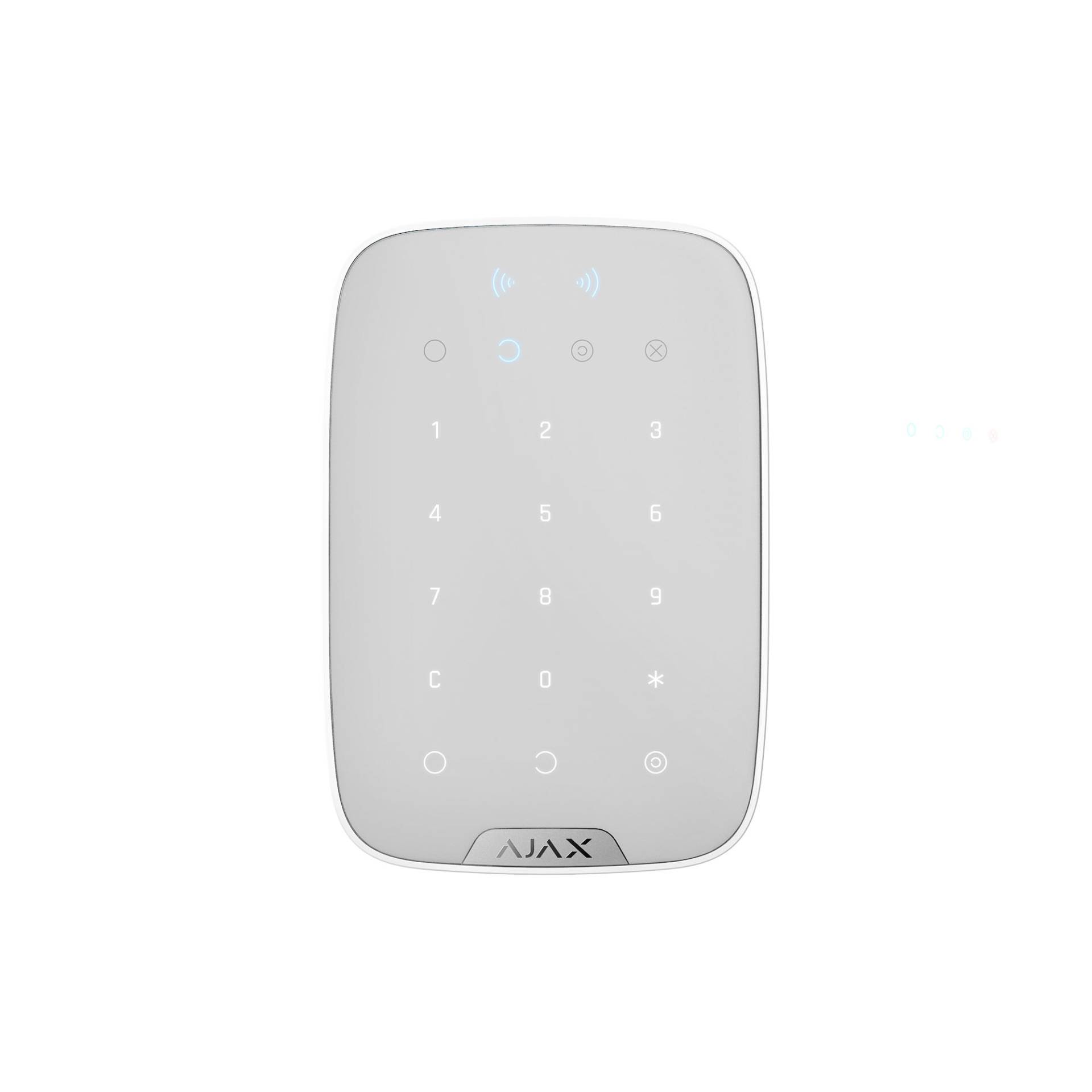 AJAX Wireless Keypad Plus mit Tag-Funktion Weiß von AJAX