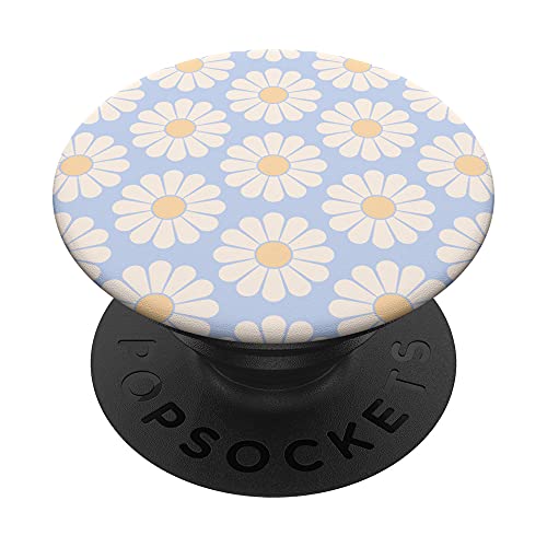 Himmelblau - Gänseblümchen-Blumendesign PopSockets mit austauschbarem PopGrip Himmelblau - Gänseblümchen-Blumendesign PopSockets mit austauschbarem PopGrip von AJC Daisy Flower Design