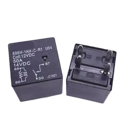 1 STÜCKE 898H-1AH-C-R1 U04 Kfz-Relais 4-polig 12 VDC 50A von AJKDQDDE