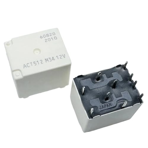 1 Stück ACT512 Relais 10 Pins(White-ACT512 M34) von AJKDQDDE