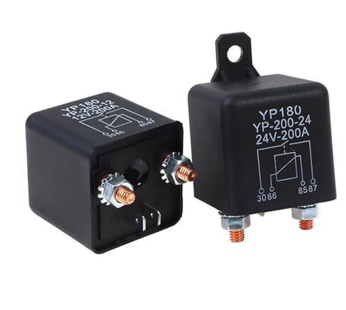 1PCS Hohe Strom 4 Pin Auto Relais DC 12V 24V 200A 120A 100A Automotive Relais(12V 200A) von AJKDQDDE