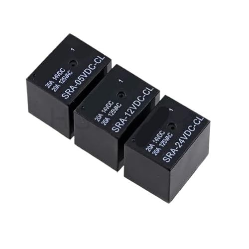 5 Stücke 5 V 12 V 24 V 20A DC Leistungsrelais SRA-05VDC-CL SRA-12VDC-CL SRA-24VDC-CL 5Pin Automobilrelais(SRA-12VDC-CL) von AJKDQDDE