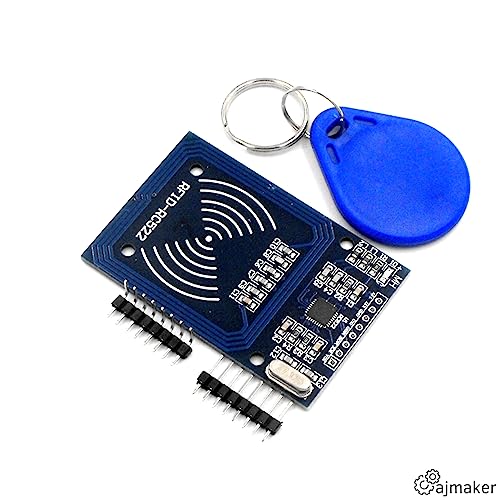 AJMAKER RC522 13,56MHz RFID-Lesemodul + Karte + Schlüsselanhänger von AJMAKER