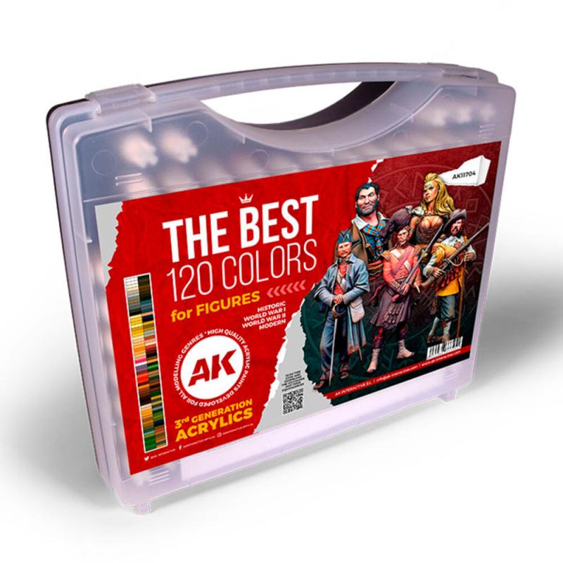 3G PLASTIC BRIEFCASE 120 FIGURE COLORS 3G PLASTIC BRIEFCASE 120 FIGURE COLORS von AK Interactive