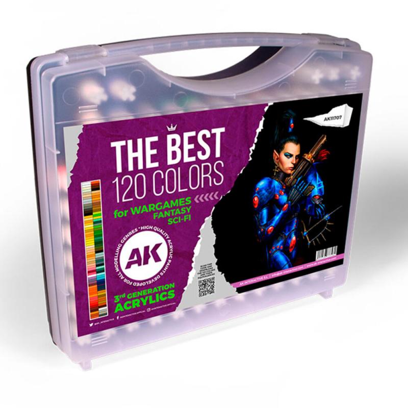 3G PLASTIC BRIEFCASE 120 WARGAME COLORS 3G PLASTIC BRIEFCASE 120 WARGAME COLORS von AK Interactive