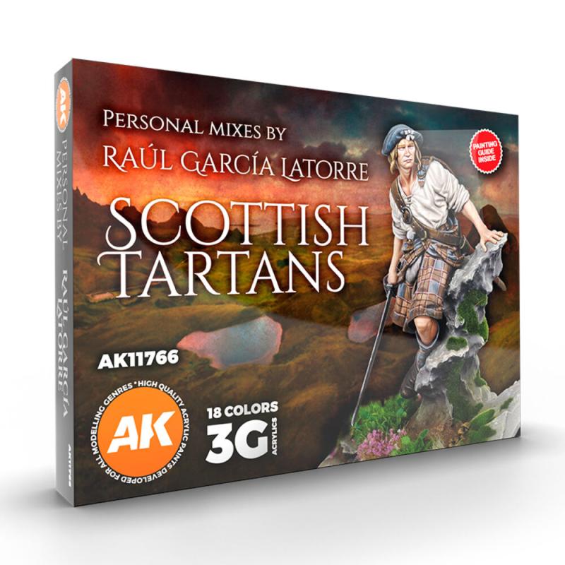 SCOTTISH TARTANS - SIGNATURE SET BY RAÃL GARCÃA LATORRE SCOTTISH TARTANS - SIGNATURE SET BY RAÃL GARCÃA LATORRE von AK Interactive