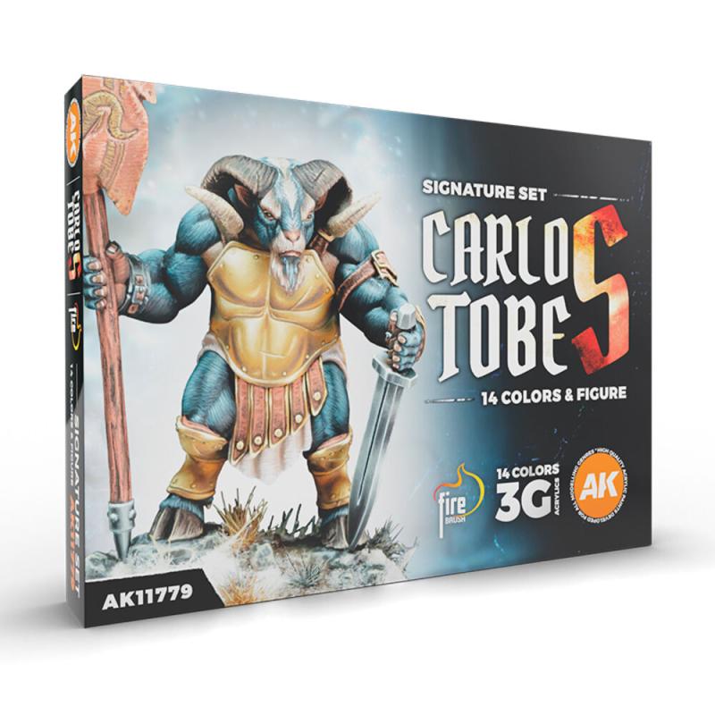 SIGNATURE SET. CARLOS TOBES - 14 COLORS + FIGURE SIGNATURE SET. CARLOS TOBES - 14 COLORS + FIGURE von AK Interactive