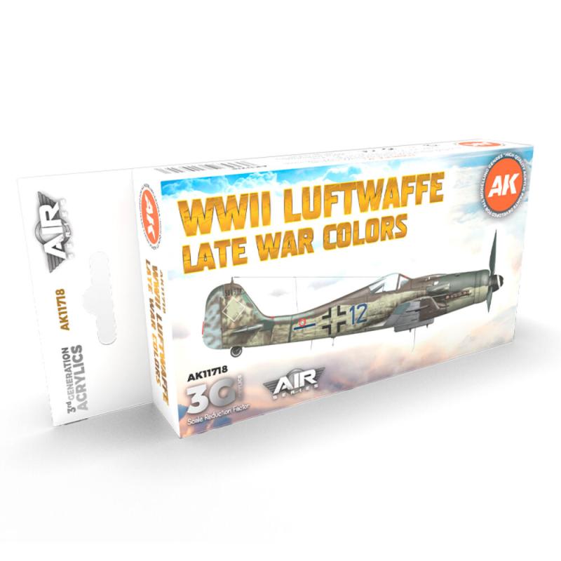 WWII Luftwaffe Late War Colors SET 3G WWII Luftwaffe Late War Colors SET 3G von AK Interactive