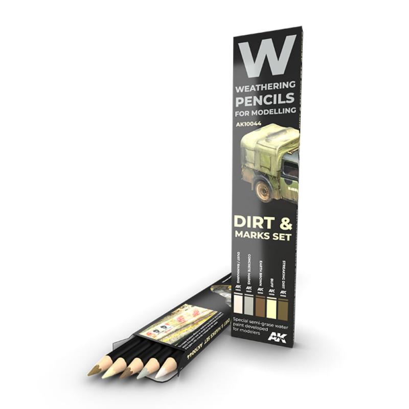 Watercolor Pencil Set - SPLASHES, DIRT AND STAINS SET Watercolor Pencil Set - SPLASHES, DIRT AND STAINS SET von AK Interactive