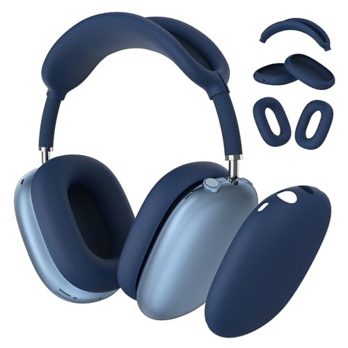 AK Case für AirPods Max Zubehör, Ultradünne Silikon Ohrpolster Schutz Abdeckungen & Ohrmuscheln Schutzhülle & Kopfband Stirnband Cover Damen Herren, Kopfhörer Hülle für Apple AirPods Max AK Case für AirPods Max Zubehör, Ultradünne Silikon Ohrpolster Schutz Abdeckungen & Ohrmuscheln Schutzhülle & Kopfband Stirnband Cover Damen Herren, Kopfhörer Hülle für Apple AirPods Max von AK
