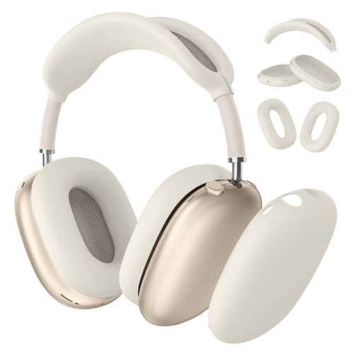 AK Case für AirPods Max Zubehör, Ultradünne Silikon Ohrpolster Schutz Abdeckungen & Ohrmuscheln Schutzhülle & Kopfband Stirnband Cover Damen Herren, Kopfhörer Hülle für Apple AirPods Max AK Case für AirPods Max Zubehör, Ultradünne Silikon Ohrpolster Schutz Abdeckungen & Ohrmuscheln Schutzhülle & Kopfband Stirnband Cover Damen Herren, Kopfhörer Hülle für Apple AirPods Max von AK