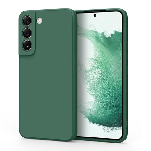 AK Hülle für Samsung Galaxy S22 5G Schutzhülle, Hochwertige Silikon Handyhülle, Kratzfest Stoßfest Fallschutz, Passgenau Dünn Matt Case für Samsung S22 5G 6,1 Zoll, Grün AK Hülle für Samsung Galaxy S22 5G Schutzhülle, Hochwertige Silikon Handyhülle, Kratzfest Stoßfest Fallschutz, Passgenau Dünn Matt Case für Samsung S22 5G 6,1 Zoll, Grün von AK