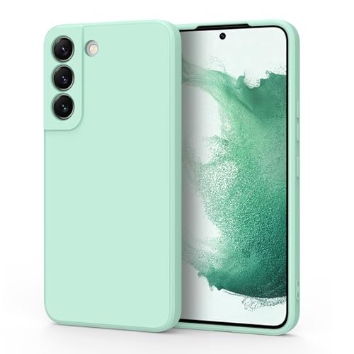 AK Hülle für Samsung Galaxy S22 5G Schutzhülle, Hochwertige Silikon Handyhülle, Kratzfest Stoßfest Fallschutz, Passgenau Dünn Matt Case für Samsung S22 5G 6,1 Zoll, Hellgrün AK Hülle für Samsung Galaxy S22 5G Schutzhülle, Hochwertige Silikon Handyhülle, Kratzfest Stoßfest Fallschutz, Passgenau Dünn Matt Case für Samsung S22 5G 6,1 Zoll, Hellgrün von AK