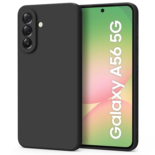 AK Schutzhülle für Samsung Galaxy A56 5G, stilvoll, schlank, Flüssigsilikon, Ganzkörper-Schutzhülle für Samsung Galaxy A56 5G, Schwarz AK Schutzhülle für Samsung Galaxy A56 5G, stilvoll, schlank, Flüssigsilikon, Ganzkörper-Schutzhülle für Samsung Galaxy A56 5G, Schwarz von AK