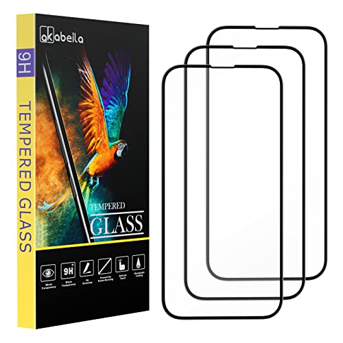 AKABEILA [3 Stück Schutzfolie für iPhone 15 Pro Max HD Displayschutzfolie Anti-Kratzen 9H Härte Bildschirmschutz Schutzglas Bildschirmschutz [Vollständige Abdeckung] 6.7" von AKABEILA