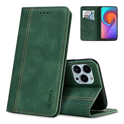 AKABEILA Handyhülle iPhone 13 Pro Max Hülle Case PU Leder Flip Case Ständer Brieftasche für iPhone 13 Pro Max Handyhülle Cases Schutzhülle Klapphülle mit [Kartenfach] [Standfunktion] [Magnetisch] von AKABEILA