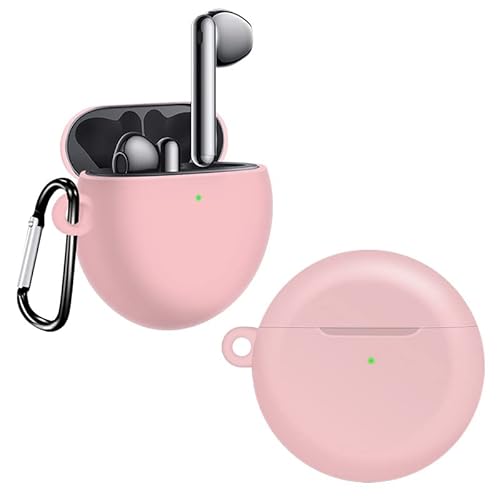 AKABEILA Haut Hülle Kompatibel mit Huawei FreeBuds 4/4E Schutzhülle Weiches Flüssiges Silikon Kabellose Ladehülle mit Karabiner Stoßfeste Kopfhörer Hülle LED Sichtbar AKABEILA Haut Hülle Kompatibel mit Huawei FreeBuds 4/4E Schutzhülle Weiches Flüssiges Silikon Kabellose Ladehülle mit Karabiner Stoßfeste Kopfhörer Hülle LED Sichtbar von AKABEILA