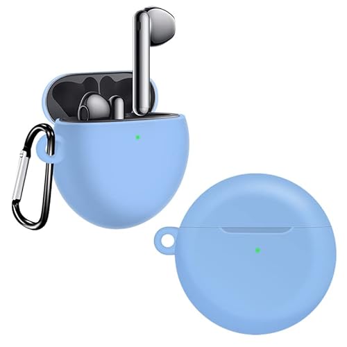 AKABEILA Haut Hülle Kompatibel mit Huawei FreeBuds 4/4E Schutzhülle Weiches Flüssiges Silikon Kabellose Ladehülle mit Karabiner Stoßfeste Kopfhörer Hülle LED Sichtbar AKABEILA Haut Hülle Kompatibel mit Huawei FreeBuds 4/4E Schutzhülle Weiches Flüssiges Silikon Kabellose Ladehülle mit Karabiner Stoßfeste Kopfhörer Hülle LED Sichtbar von AKABEILA