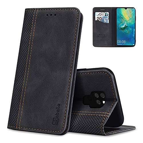 AKABEILA Hülle für Huawei Mate 20 Handyhülle Leder Flip Case Ständer PU Brieftasche Schutzhülle Klapphülle Tasche Case mit [Kartenfach] [Standfunktion] [Magnetisch] von AKABEILA