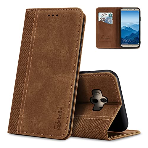 AKABEILA Hülle für Huawei Mate 9 Handyhülle Leder Flip Case Ständer PU Brieftasche Schutzhülle Klapphülle Tasche Case mit [Kartenfach] [Standfunktion] [Magnetisch] von AKABEILA