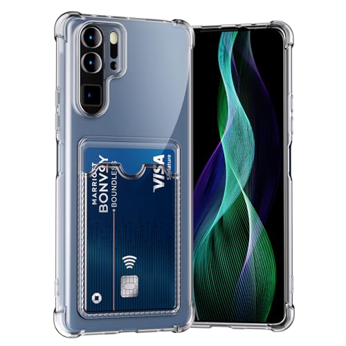 AKABEILA Hülle für Huawei P30 Pro 2020 2019 Schutzhülle mit Kartenfach Transparent Silikon TPU Handyhülle Dünn Weiche Stoßfest Flexibel Handy Tasche Bumper Brieftasche Case Cover AKABEILA Hülle für Huawei P30 Pro 2020 2019 Schutzhülle mit Kartenfach Transparent Silikon TPU Handyhülle Dünn Weiche Stoßfest Flexibel Handy Tasche Bumper Brieftasche Case Cover von AKABEILA