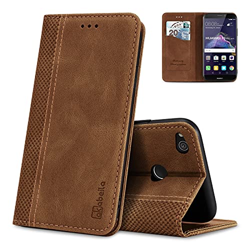 AKABEILA Hülle für Huawei Y6P Handyhülle Leder Flip Case Ständer PU Brieftasche Schutzhülle Klapphülle Tasche Case mit [Kartenfach] [Standfunktion] [Magnetisch] von AKABEILA