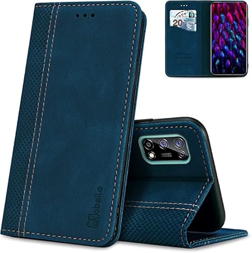 AKABEILA Hülle für OnePlus Nord 2T 5G Premium Leder Flip Wallet Case mit Magnetverschluss Kickstand Kartenfächer Folio Handyhülle Cover Stoßfest Blau AKABEILA Hülle für OnePlus Nord 2T 5G Premium Leder Flip Wallet Case mit Magnetverschluss Kickstand Kartenfächer Folio Handyhülle Cover Stoßfest Blau von AKABEILA