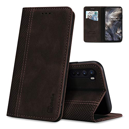 AKABEILA Hülle für OnePlus Nord 4 Handyhülle PU Leder Flip Case Ständer Brieftasche Schutzhülle Klapphülle Tasche Case mit Kartenfachc Standfunktion Magnetisch 6.74 Zoll von AKABEILA