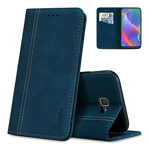 AKABEILA Hülle für Samsung Galaxy J7 Prime / On7 2016 Premium Leder Flip Wallet Case mit Magnetverschluss Kickstand Kartenfächer Folio Handyhülle Cover Stoßfest Blau AKABEILA Hülle für Samsung Galaxy J7 Prime / On7 2016 Premium Leder Flip Wallet Case mit Magnetverschluss Kickstand Kartenfächer Folio Handyhülle Cover Stoßfest Blau von AKABEILA