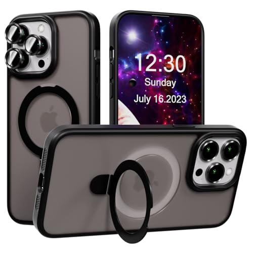 AKABEILA Hülle für iPhone 11 Pro Max Schutzhülle mit 3 Stück Kameraobjektivschutz Mattierte Handyhülle Kabelloses Laden Magnetischer Ringständer 6.5 Zoll AKABEILA Hülle für iPhone 11 Pro Max Schutzhülle mit 3 Stück Kameraobjektivschutz Mattierte Handyhülle Kabelloses Laden Magnetischer Ringständer 6.5 Zoll von AKABEILA