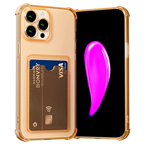 AKABEILA Hülle für iPhone 11 Schutzhülle mit Kartenfach Transparent Silikon TPU Handyhülle Dünn Weiche Stoßfest Flexibel Handy Tasche Bumper Brieftasche Case Cover 6.1" von AKABEILA