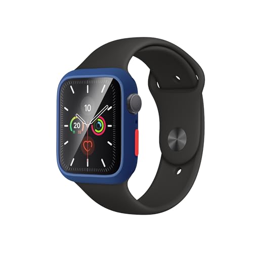 AKABEILA Hülle mit Integriertem Displayschutz für Apple Watch 9 8 7 45MM Weiches TPU Schutzhülle Vollständige Schutz Hülle mit Abnehmbarem Buntem Knopf Schlanke Case AKABEILA Hülle mit Integriertem Displayschutz für Apple Watch 9 8 7 45MM Weiches TPU Schutzhülle Vollständige Schutz Hülle mit Abnehmbarem Buntem Knopf Schlanke Case von AKABEILA